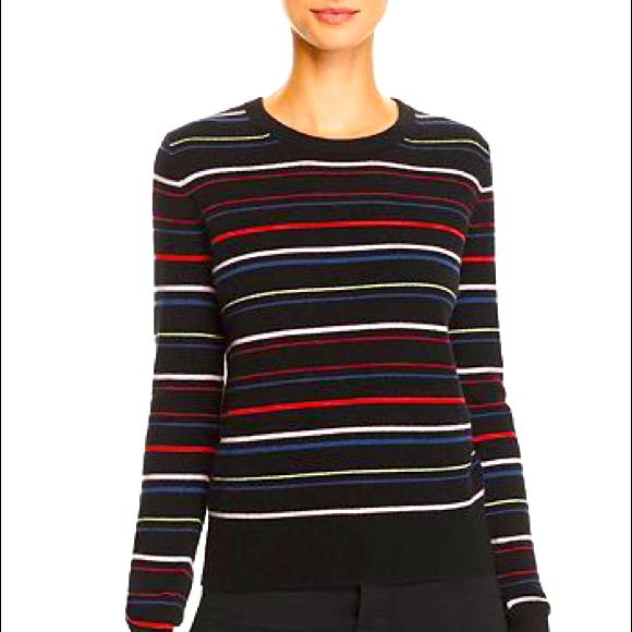 Equipment Cashmere Sweater SzL *classic stripes - Picture 1 of 8